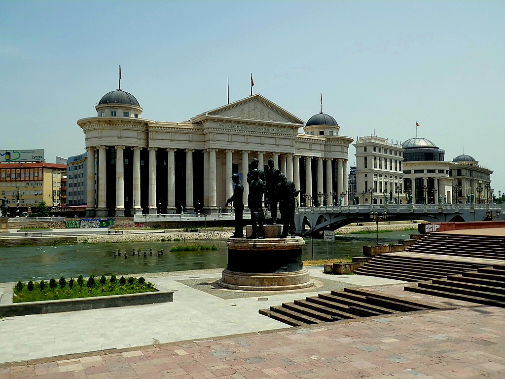 Macedonia Skopje Square - A Vagabond Life