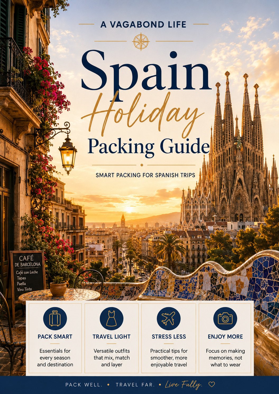 Spain Holiday Packing Guide cover